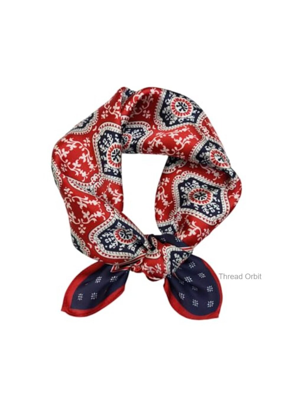100% Mulberry Silk Square Scarf Neckerchief Hair Tie Purse Accessory